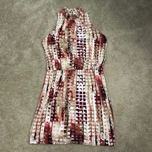 White House Black Market Geometric Pattern Dress